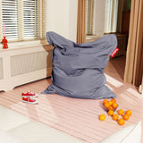 Original Stonewashed Bean Bag Blue By Fatboy Lifestyle View