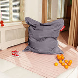 Original Stonewashed Bean Bag Grey By Fatboy Lifestyle View