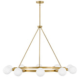 Orla Chandelier Large Lacquered Brass By Lark Living