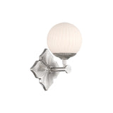 Orly 1-Light Sconce 7.5'' Polished Nickel White