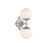 Orly 2-Light Sconce 7.5'' Polished Nickel White