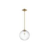 Orly Pendant 14'' Aged Brass Clear