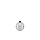 Oro Pendant Light by Vistosi, G9, Finis: Black Nickel, Color: Crystal/Transparent, ,| Casa Di Luce Lighting