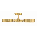 Orson Semi Flush Mount 22.5'' Modern Gold