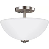 Oslo Flushmount — Brushed Nickel