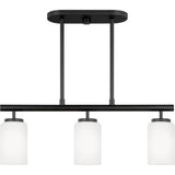 Oslo Linear Chandelier — Midnight Black