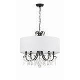 Othello Chandelier 24'' Matte Black