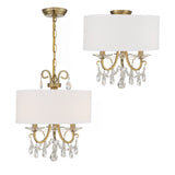 Othello Semi-Flush Mount 14'' Vibrant Gold