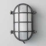 Oval Brass Bulkhead Outdoor Wall Light Weathered Brass By Orignal BTC1