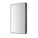 Oval LED Mirror by ET2 - 24" x 31.5" Anodized Bronze