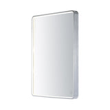 Oval LED Mirror by ET2 - 24" x 31.5" Brushed Aluminum