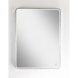 Oval LED Mirror by ET2 - 24" x 31.5" Brushed Aluminum