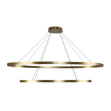 Ovale Chandelier Brushed Gold By Kuzco