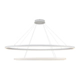 Ovale Chandelier White By Kuzco
