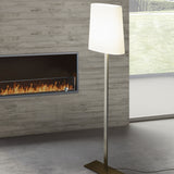 Ovale Floor Lamp Matt Black Silk Lacquered By Contardi - Lifestyle View