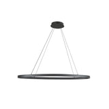 Ovale Pendant Light Black Medium By Kuzco
