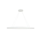Ovale Pendant Light White Medium By Kuzco