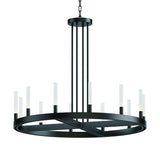 Ovation Chandelier Black by Maxim Lighting