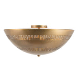 Overland Flush Mount — Vintage Brass