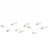 Oyster Pendant Light Gold By Sans Souci - Full View
