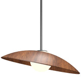 Oyster Round Pendant Medium Imbuia By Accord