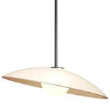 Oyster Round Pendant Small Organic Cappuccino By Accord