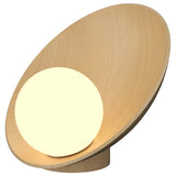 Oyster Table Lamp Maple By Accord