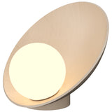 Oyster Table Lamp Organic Cappuccino By Accord