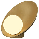 Oyster Table Lamp Organic Gold By Accord