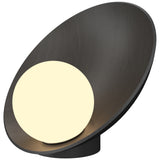 Oyster Table Lamp Organic Lead Grey By Accord