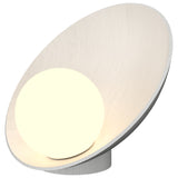Oyster Table Lamp Organic White By Accord