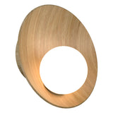 Oyster Wall Sconce Small Louro Freijo By Accord
