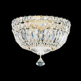 PETITE CRYSTAL DELUXE CEILING LIGHTBY SCHONBEK, FINISH: AURELIA, OPTIC CRYSTAL, | CASA DI LUCE LIGHTING