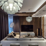 PH Artichoke Glass Pendant By Louis Poulsen, Clear Glass Sandblasted, , | Casa Di Luce Lighting