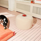 Point Large Sherpa Ottoman & Footrest Indoor Use by Fatboy