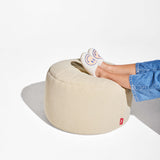 Point Large Sherpa Ottoman & Footrest Indoor Use by Fatboy