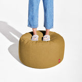 Point Large Sherpa Ottoman & Footrest Indoor Use by Fatboy