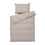 JUNA Bæk&Bølge Duvet Cover Set, Grey/Birch Twin By JUNA