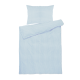 JUNA Bæk&Bølge Duvet Cover Set, White/Light blue Twin By JUNA