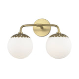 Paige Bath and Vanity Light - Aged Brass