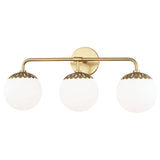 Paige Bath and Vanity Light - Aged Brass