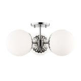Paige Semi Flush - Polished Nickel