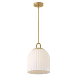 Paige Small Pendant - Lacquered Brass