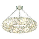 Palla Drum Semi-Flush Mount 24'' Antique Silver