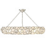Palla Drum Semi-Flush Mount 32'' Antique Silver