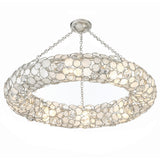 Palla Drum Semi-Flush Mount 32'' Antique Silver