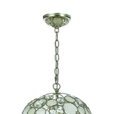 Palla Globe Chandelier 13" Antique Silver