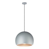 Palla LED Pendant by ET2 - 16 Inch, Dark Gray / Coffee