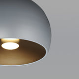 Palla LED Pendant by ET2 - 16 Inch, Dark Gray / Coffee