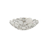 Palla Semi Flush Mount 16'' Antique Silver